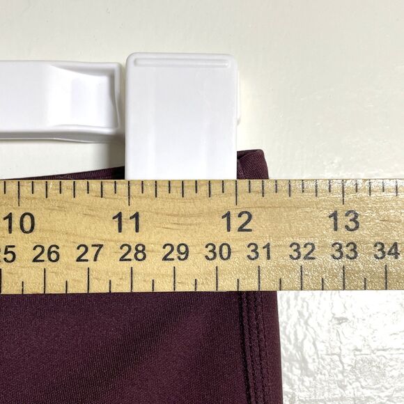 LegEnd Women's Burgundy Red Leggings W/ Pockets Small NWOT Activewear Fitness - Picture 6 of 8